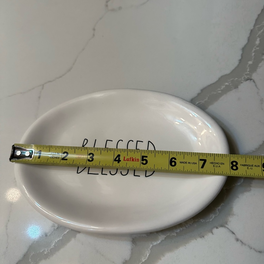BLESSED Rae Dunn Oval Plate - Picture 7 of 8